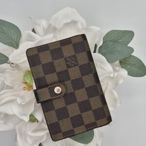 Authentic LOUIS VUITTON DAMIER Kisslock WALLET